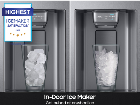 1616ef5b0459492d5ffcd85d053a919 Side-by-Side External Water & Ice Dispenser | Auto Ice Maker | 27 cu.ft. - Image 3