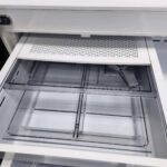 Samsung Bespoke 30 cu. ft. Standard Depth 3-Door French Door Smart Refrigerator in White Glass with Beverage Center - Image 6