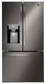 LG 28 cu. ft. 3 Door French Door Refrigerator  Craft Ice  Black Stainless Steel (Whiskey ICE)
