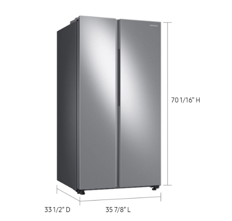 673ff9b6c240469baf89ce3a32e42cdc Side-by-Side In-Door Ice Maker | All-Around Cooling | 28 cu.ft. - Image 2