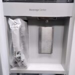 Samsung Bespoke 30 cu. ft. Standard Depth 3-Door French Door Smart Refrigerator in White Glass with Beverage Center - Image 5