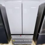 Samsung Bespoke 30 cu. ft. Standard Depth 3-Door French Door Smart Refrigerator in White Glass with Beverage Center - Image 2