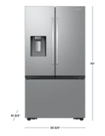 Samsung 26 cu. ft.  Counter Depth 3-Door French Door Refrigerator Four Types of Ice - Image 4
