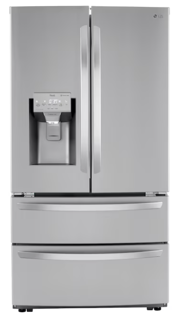 LG Standard-Depth Craft Ice 27.8-cu ft  French Door Refrigerator Dual Ice Maker